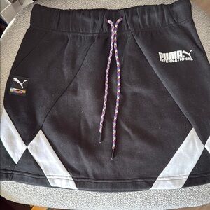 Puma Black Skirt with White Accents